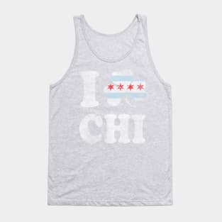 Chicago Flag Irish Shamrock St Patricks Day CHI Tank Top